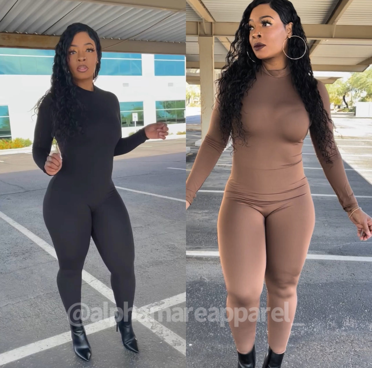 REIGN Black Long Sleeve Jumpsuit