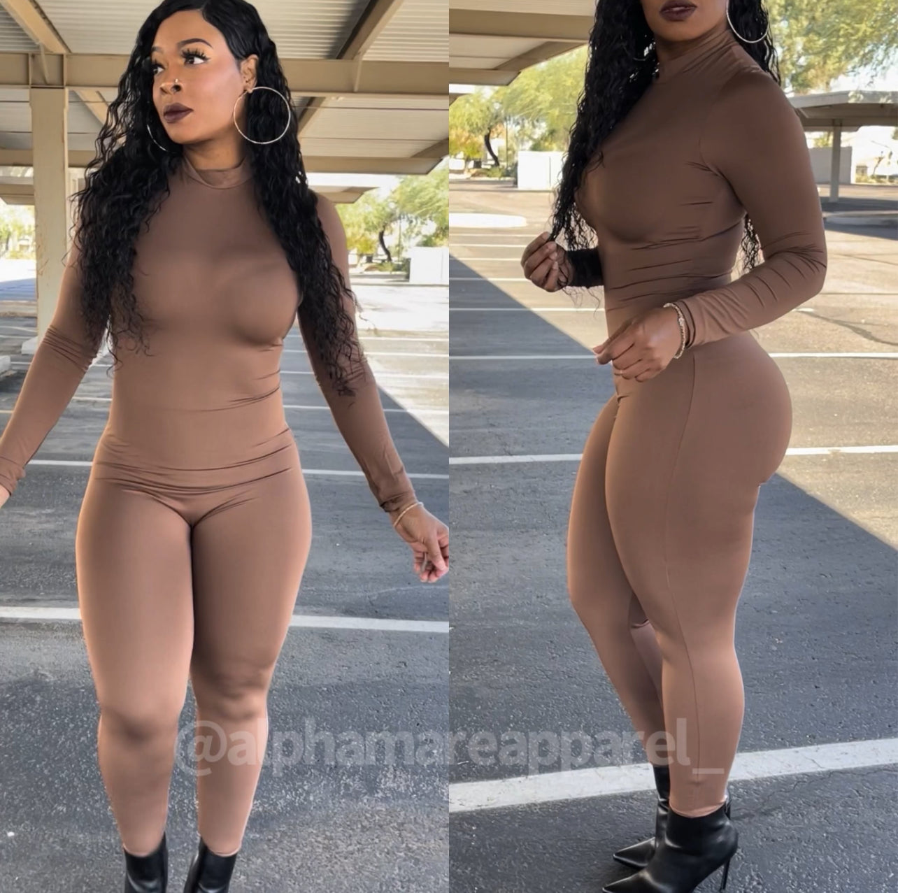 REIGN Black Long Sleeve Jumpsuit