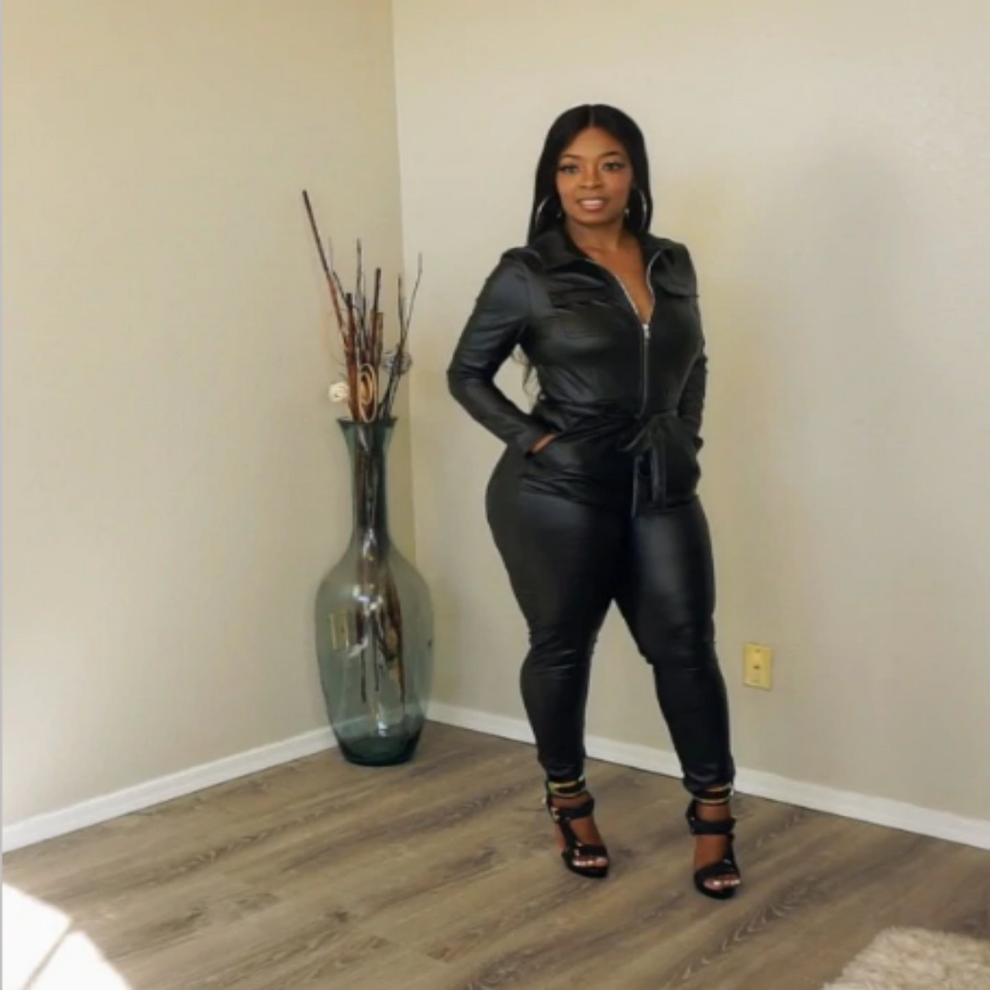 ASSIGNMENT UNDERSTOOD BLACK JUMPSUIT