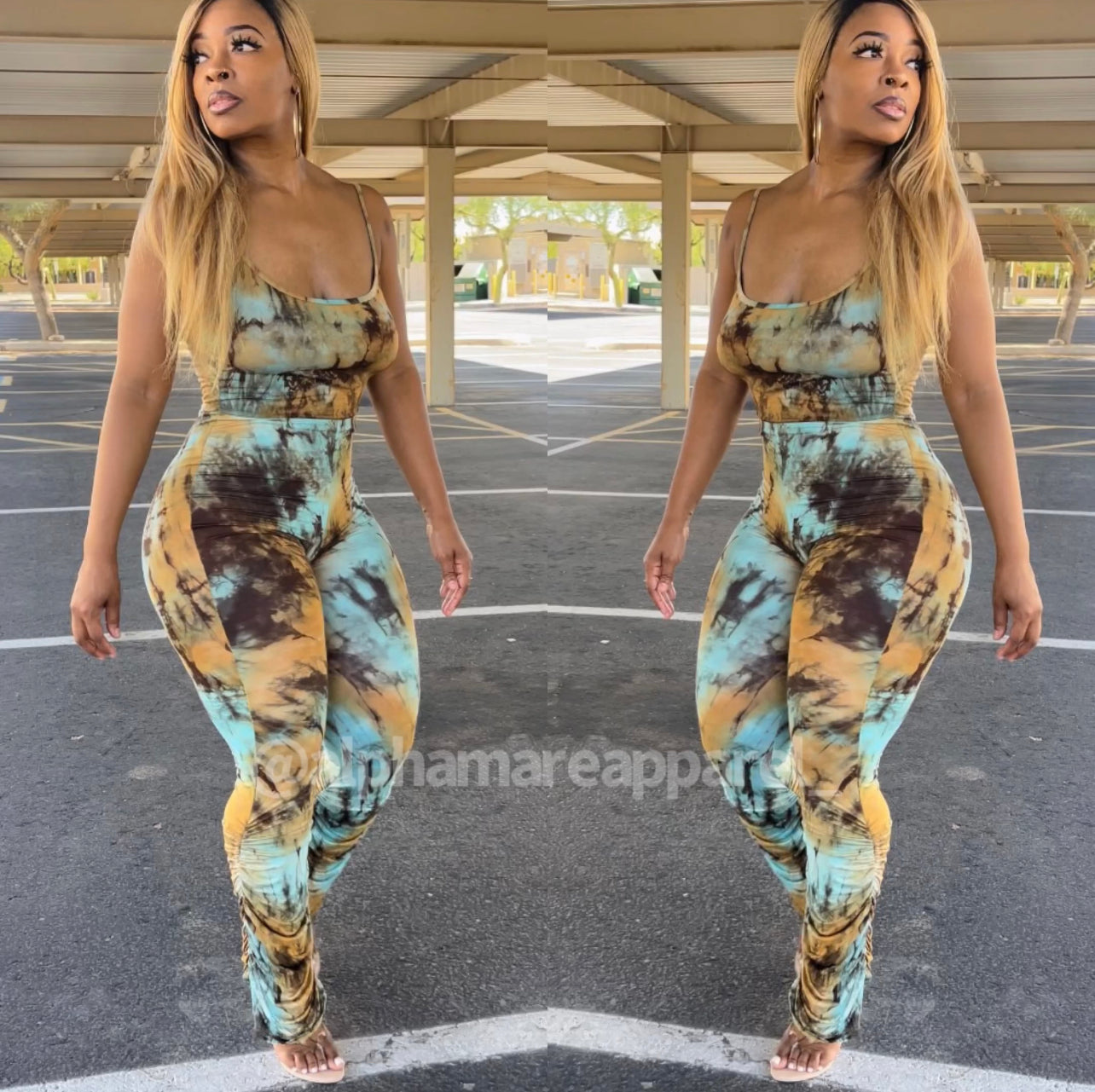 STACI Tie Dye Jumpsuit